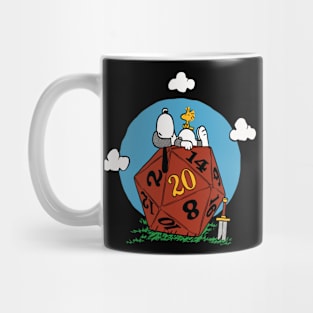 Comic Dog RPG d20 - Funny Pet Mug